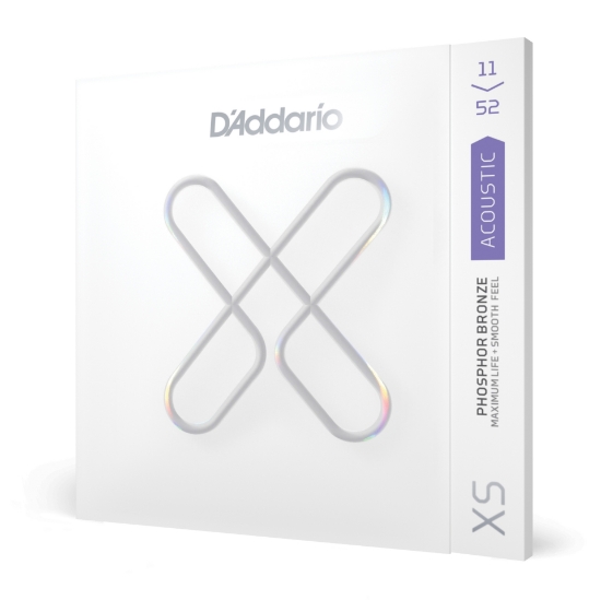 Immagine di D'Addario XSAPB1152 - Corde in Phosphor Bronze, scalatura leggera custom, 11-52