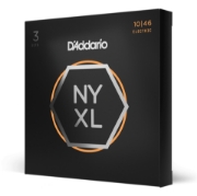 Immagine di D'Addario NYXL1046-3P - Corde avvolte in nickel per chitarra elettrica, scalatura leggera normale, 10-46, 3 mute