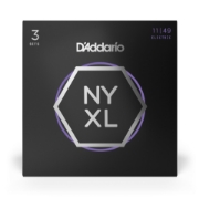 Immagine di D'Addario NYXL1149-3P - Corde avvolte in nickel per chitarra elettrica, scalatura media, 11-49, 3 mute
