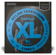Immagine di Corde D’Addario ETB92-5 Tapewound per basso, 5 corde, Medium, 50-135, Long Scale