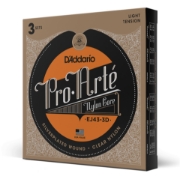 Immagine di D'Addario EJ43 Pro-Arte - Corde in nylon per chitarra classica, tensione leggera, per studente, 3 mute
