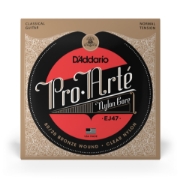 Immagine di Corde D’Addario EJ47 Pro-Arte in nylon per chitarra classica con rivestimento in bronzo 80/20, tensione normale