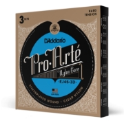 Immagine di Corde D'Addario EJ46-3D Pro-Arte in nylon per chitarra classica, tensione forte, 3 set