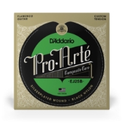 Immagine di Corde D’Addario EJ25B Pro-Arte Composite in nylon nero per chitarra da flamenco