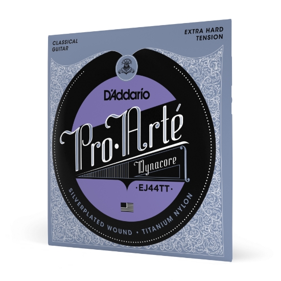 Immagine di Corde D'Addario EJ44TT Pro-Arte Dynacore per chitarra classica, cantini in titanio, tensione extra forte