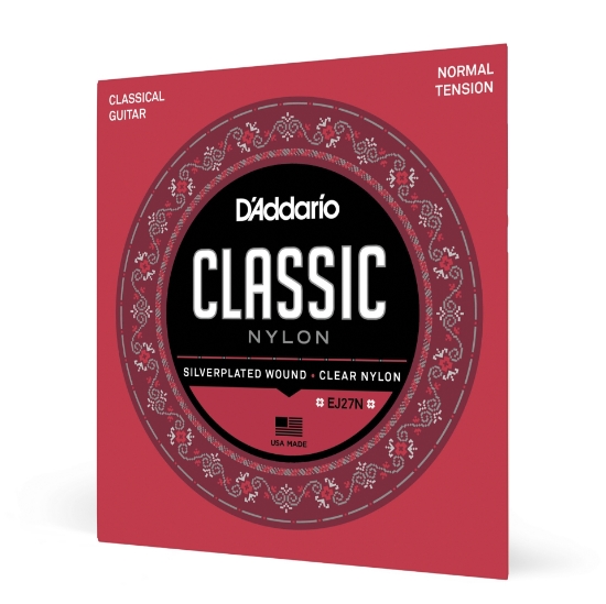 Immagine di Corde D'Addario EJ27N in nylon per chitarra classica, adatte per studenti, tensione normale