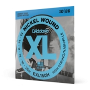 Immagine di Corde D’Addario EXL150H per chitarra elettrica, Nickel Wound, High-Strung/Nashville Tuning, 10-26