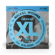 Immagine di Corde D’Addario EXL150H per chitarra elettrica, Nickel Wound, High-Strung/Nashville Tuning, 10-26
