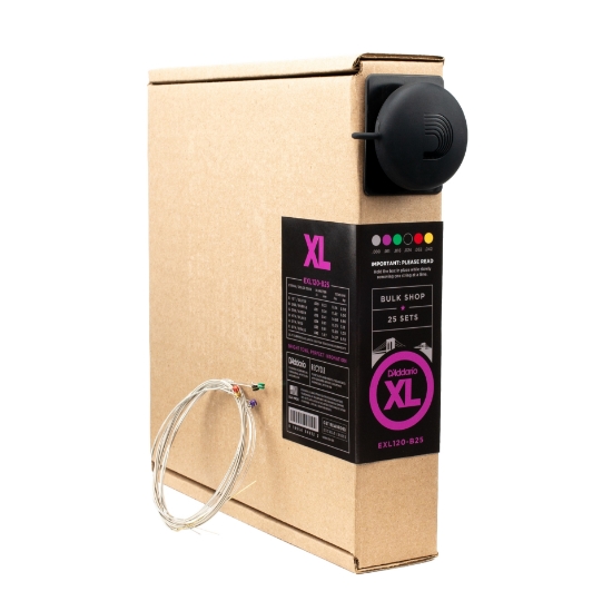 Immagine di Corde D'Addario EXL120-B25 per chitarra elettrica, Nickel Wound, Super Light, 9-42, 25 set