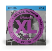 Immagine di Corde D'Addario EXL120 per chitarra elettrica, Nickel Wound, Super Light, 9-42