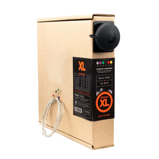 Immagine di Corde D’Addario EXL110-B25 per chitarra elettrica, Nickel Wound, Regular Light, 10-46, 25 set