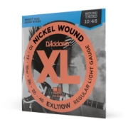 Immagine di Corde D’Addario EXL110W per chitarra elettrica, Nickel Wound, Regular Light, avvolgimento terza corda, 10-46