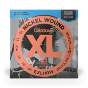 Immagine di Corde D’Addario EXL110W per chitarra elettrica, Nickel Wound, Regular Light, avvolgimento terza corda, 10-46