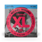Immagine di Corde D'Addario EXL145 per chitarra elettrica, Nickel Wound, Heavy, 12-54, terza corda in acciaio