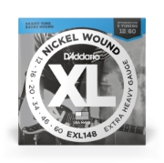 Immagine di Corde D’Addario EXL148 per chitarra elettrica, Nickel Wound, Extra-Heavy, 12-60