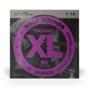 Immagine di Corde D’Addario EHR320 Half Round per chitarra elettrica, Super Light, 9-42