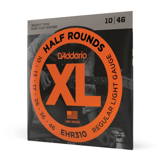 Immagine di Corde D’Addario EHR310 Half Round per chitarra elettrica, Regular Light, 10-46