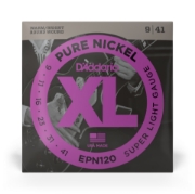 Immagine di Corde D’Addario EPN120 in nichel puro per chitarra elettrica, Super Light, 9-41