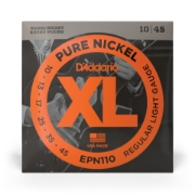 Immagine di Corde D’Addario EPN110 in nichel puro per chitarra elettrica, Regular Light, 10-45