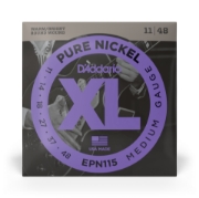 Immagine di Corde D’Addario EPN115 in nichel puro per chitarra elettrica, Blues/Jazz Rock, 11-48