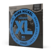 Immagine di Corde D’Addario EPN21 in nichel puro per chitarra elettrica, Jazz Light, 12-52