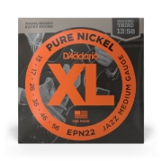 Immagine di Corde D’Addario EPN22 in nichel puro per chitarra elettrica, Jazz Medium, 13-55