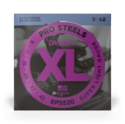 Immagine di Corde D’Addario EPS520 ProSteels per chitarra elettrica, Super Light, 9-42