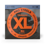 Immagine di Corde D’Addario EPS510 ProSteels per chitarra elettrica, Regular Light, 10-46