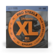 Immagine di Corde D’Addario EPS540 ProSteels per chitarra elettrica, Light Top/Heavy Bottom, 10-52