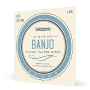 Immagine di D'Addario EJ60 5-String Banjo Strings, Nickel, Light, 9-20
