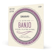 Immagine di D'Addario EJ60+ 5-String Banjo Strings, Nickel, Light Plus, 9.5-20