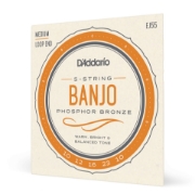 Immagine di D'Addario EJ55 5-String Banjo Strings, Phosphor Bronze, Medium, 10-23