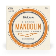 Immagine di D'Addario EJ74 Mandolin Strings, Phosphor Bronze, Medium, 11-40