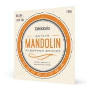 Immagine di D'Addario EJ80 Phosphor Bronze Octave Mandolin Strings, Medium, 12-46