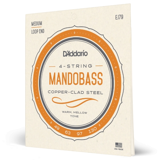 Immagine di D'Addario J79 Copper Mandobass Strings, 49-130