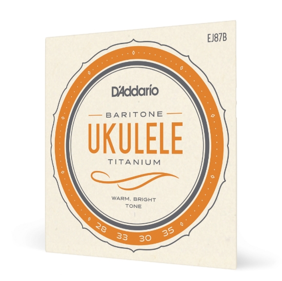 Immagine di Corde D’Addario EJ87B in titanio per ukulele baritono