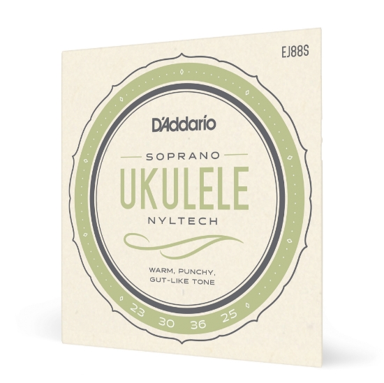 Immagine di Corde D’Addario EJ88S in nyltech per ukulele soprano