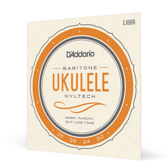 Immagine di Corde D’Addario EJ88B in nyltech per ukulele baritono