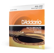 Immagine di Corde D'Addario EZ900 in bronzo 85/15 per chitarra acustica, Extra Light, 10-50