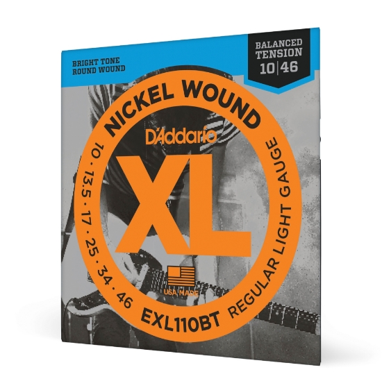 Immagine di Corde D’Addario EXL110BT per chitarra elettrica, Nickel Wound, Balanced Tension Regular Light, 10-46