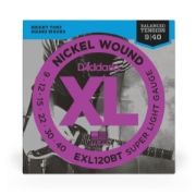 Immagine di Corde D’Addario EXL120BT per chitarra elettrica, Nickel Wound, Balanced Tension Super Light, 9-40