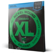 Immagine di Corde D’Addario EXL220BT per basso, Nickel Wound, Balanced Tension Super Light, 45-65