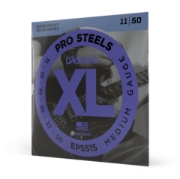 Immagine di D'Addario EPS515 ProSteels - Corde per chitarra elettrica, scalatura media, 11-50