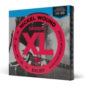 Immagine di D'Addario EXL157 - Corde avvolte in nickel per chitarra baritona, scalatura media, 14-68