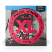 Immagine di D'Addario EXL157 - Corde avvolte in nickel per chitarra baritona, scalatura media, 14-68