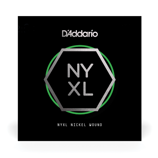 Immagine di D'Addario NYXL - Singola corda avvolta in nickel per chitarra elettrica, scalatura .021