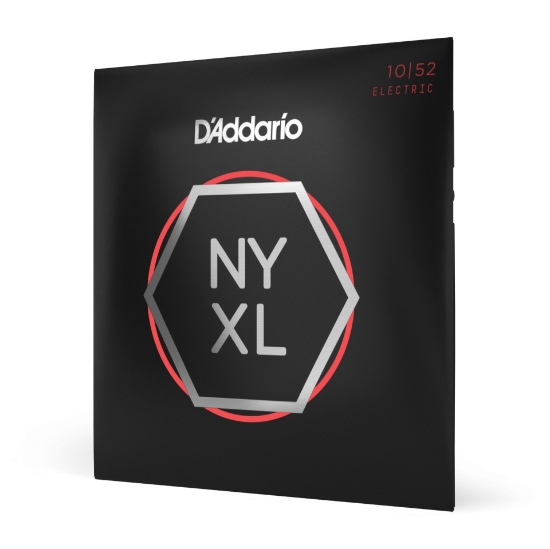 Immagine di D'Addario NYXL1052 - Corde avvolte in nickel per chitarra elettrica, scalatura leggera per i cantini / pesante per i bassi, 10-52