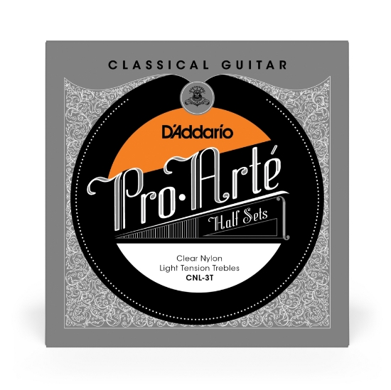 Immagine di D'Addario CNL-3T Pro-Arte - Corde in nylon chiaro per chitarra classica, metà muta, tensione leggera