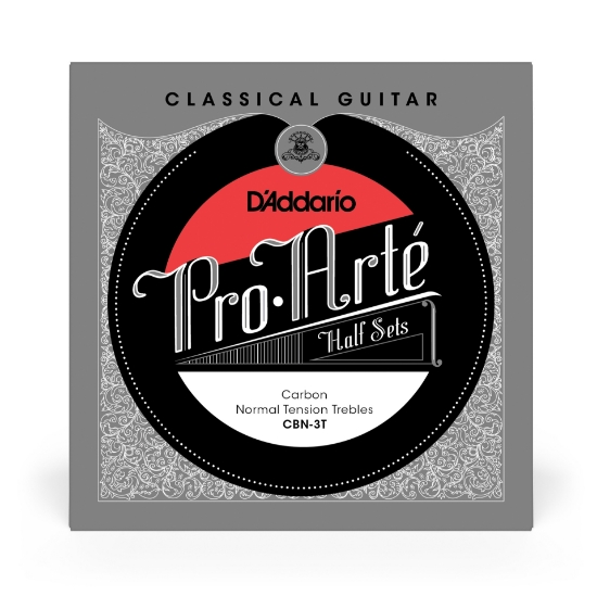 Immagine di D'Addario CBN-3T Pro-Arte - Corde in carbonio per chitarra classica, metà muta, tensione normale