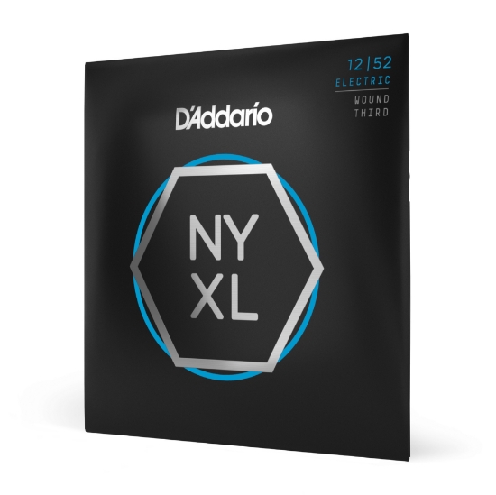 Immagine di D'Addario NYXL1252W Nickel Wound Electric Guitar Strings, Light Wound 3rd, 12-52